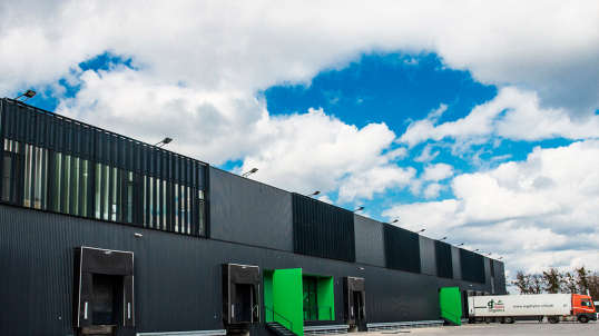 Work at the production of mix salads near Warsaw or Poznań
