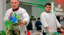 Work at the production of mix salads near Warsaw or Poznań