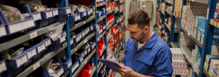 Employees required for the production of automobile spare parts