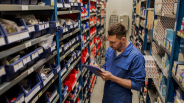 Employees required for the production of automobile spare parts